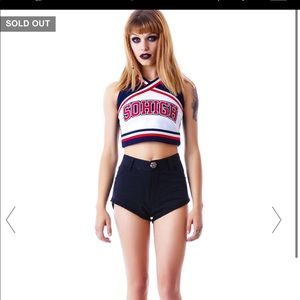 UNIF so high cheerleader top